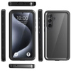 Etui wodoodporne IP68 360+ pasek do Samsung Galaxy A35 5G, czarne - ochronne z podstawką
