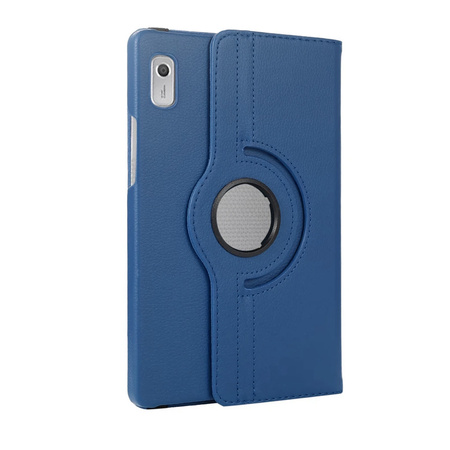 Etui obrotowe 360 składane podstawka do Lenovo Tab M9 2023 TB310XU TB310FU, granatowe