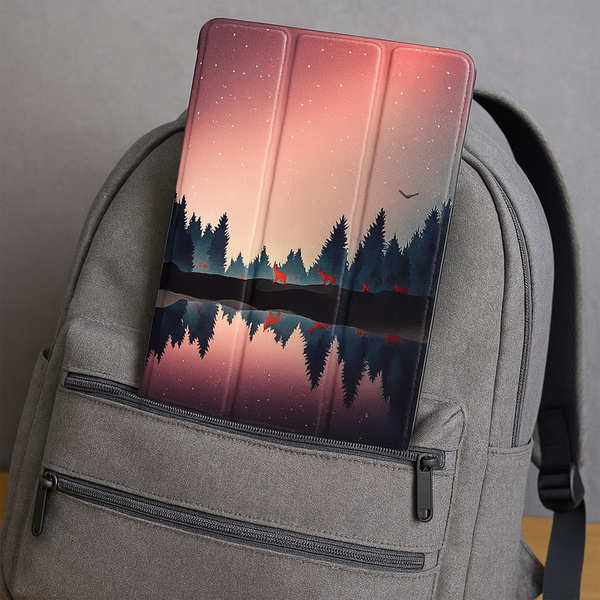 Puzdro grafické s klapkou na Galaxy Tab S6 Lite 10 / Samsung Galaxy Tab S6 Lite 22 / Samsung Galaxy Tab S6 Lite 24 - ochranné
