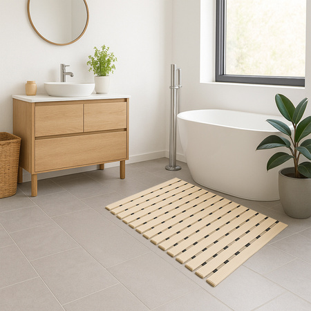 STRADO bathroom non-slip mat for shower wading pool sauna 43x60cm