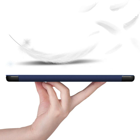 Puzdro Smart Case obal na iPad Air 11 Gen 6 2024 A2899 A2900, tmavomodré - ochranné so stojanom