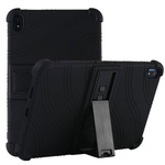 Etui Pancerne Armor do Nokia T20 10.4, czarne - ochronne z podstawką, dostęp do portów i przycisków