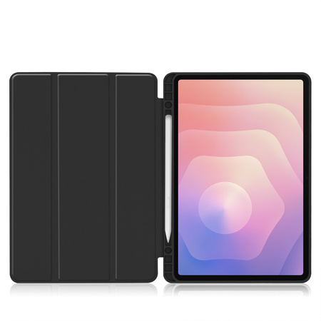 Puzdro Smart Pencil na Samsung Galaxy Tab S11 11 SM SMX736 s klapkou, čierne - ochranné