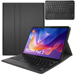 Puzdro s klávesnicou Bluetooth na Redmi Pad 2 11 2025, čierne - ochranné so stojanom, prístup k portom a tlačidlám