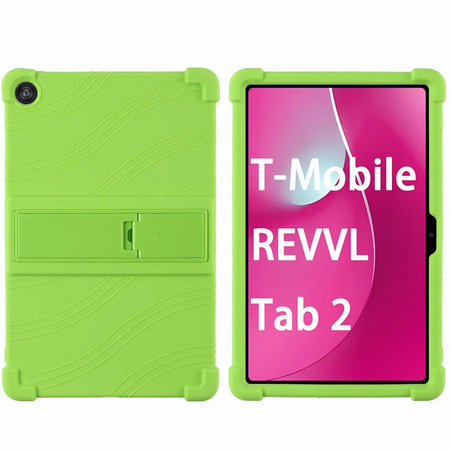 Puzdro Armor na T-Mobile T Tablet 2 10.1 5G 2025 pancierové, zelené - ochranné so stojanom
