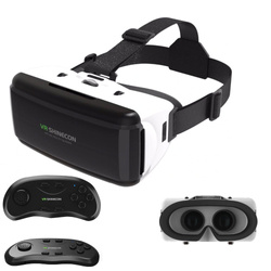 Zestaw Okulary gogle 3D VR 360 Shinecon G06 2019 + Gamepad - do smartfona