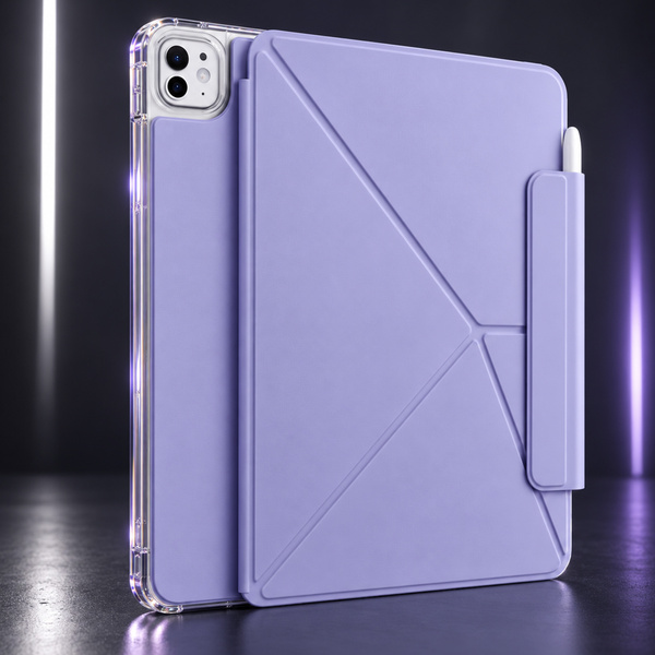 Etui Origami do Apple iPad Air 13 M4 M3 M2 2026/25/24 gen 8/7/6 - fioletowe