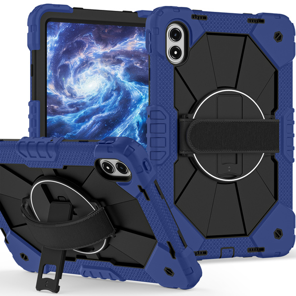 Etui pancerne z uchwytem do Redmi Pad Pro 2 12.1 2025/ Pad Pro 2024/ Poco Pad M1, granatowe