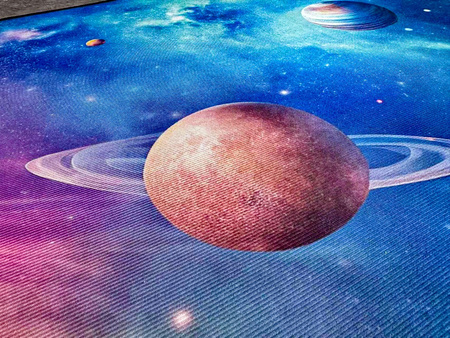 3D Strado GALACTIC 100x150 cm modern carpet with space effect for youth room