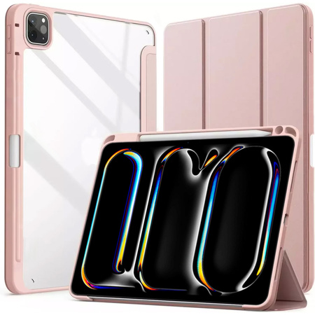 Etui pokrowiec Pencil do iPad Pro 11 Gen 5 M4 2024 A2836 A2837 3006, różowe