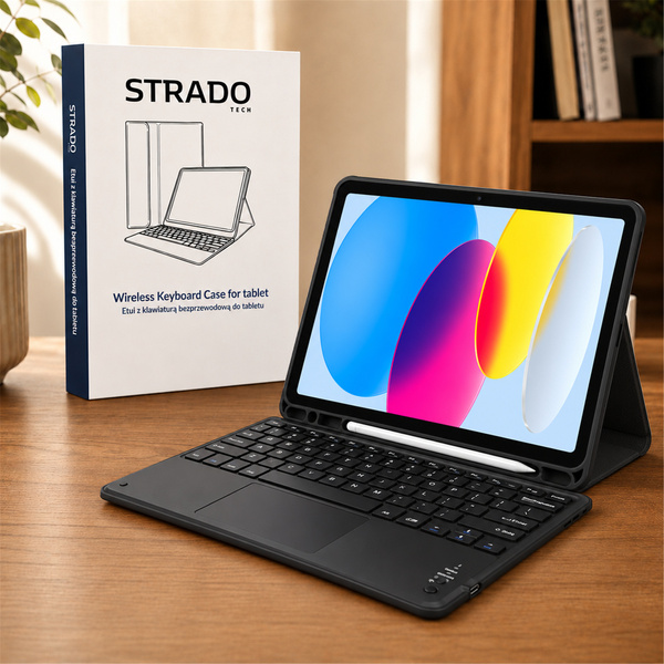 Etui klawiatura iPad 10.9 22/11 A16 2025 TPIP22 BK