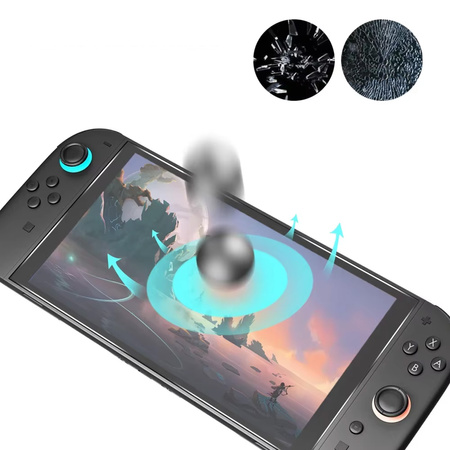Tvrdené sklo na Nintendo Switch 2 9H na displej súprava - ochrana displeja 9H, plné krytie, oleofóbne