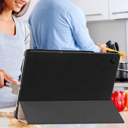 Puzdro Smart na T-Mobile T Tablet 2 10.1 5G 2025 s klapkou, ružové zlato - ochranné so stojanom