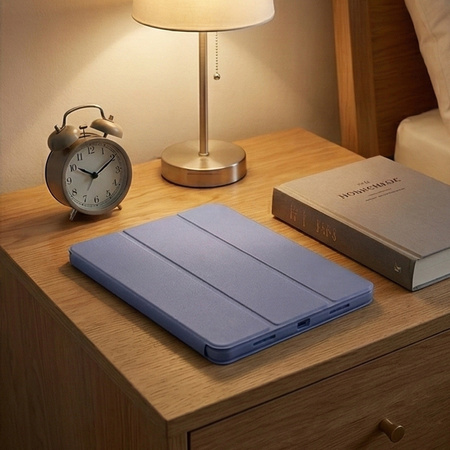 Puzdro Smart na iPad 10.9 2022 Gen. 10 / iPad 11 2025 A16 Gen. 11 s klapkou, fialové - ochranné so stojanom