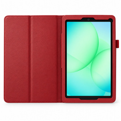Etui Slim z klapką do Galaxy Tab A11 X135/ X133 A9 SM-X115/ X110 - czerwone