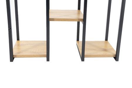 PANORAMA 6 level metal standing flower stand - elegant flower and plant stand OAK