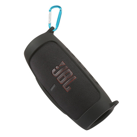 Zestaw Etui + futerał z paskiem do JBL Charge 5 podróżne karabińczyk, czarny
