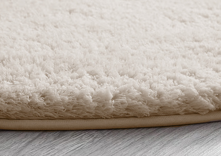 Dywan okrągły Alpaca 200x200 cm, AlpaBeige - pluszowy, miękki do salonu i sypialni
