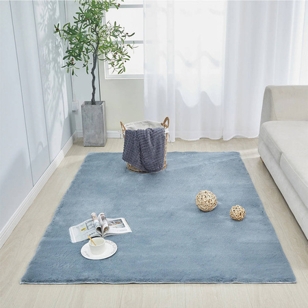 Rabbit Strado Rug 160x200 Silver (Silver)