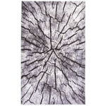 NOVO Strado modern tree trunk carpet for living room delicate grey velvet pattern Grey Trunk 140x200 cm