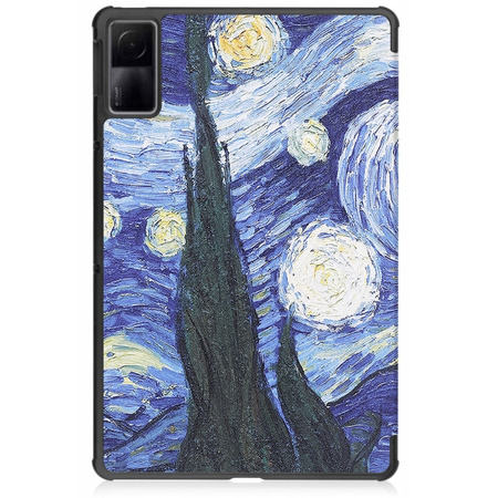 Puzdro grafické s klapkou na Xiaomi Redmi Pad SE 2023 11 / Redmi Pad - ochranné so stojanom