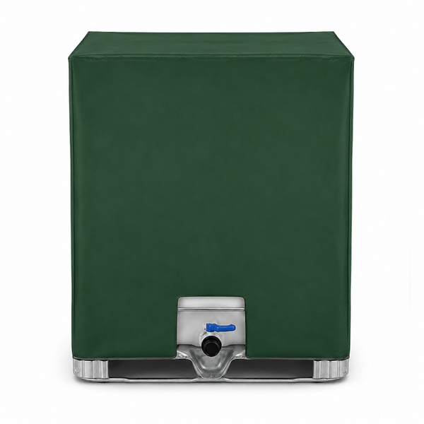 Pokrowiec na zbiornik IBC 1000L mauzer 100x120x116 cm zielony