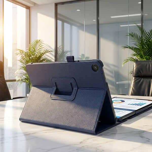 Etui do Lenovo Tab 10.1 2025 TB311FU TB311XU ZAEH0040PL z klapką - granatowe