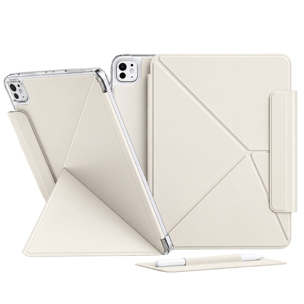 Etui Origami do Apple iPad Air 13 M4 M3 M2 2026/25/24 gen 8/7/6 - białe