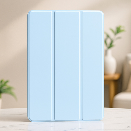 Etui Clear Pencil do Galaxy Tab S9 FE 10.9 SM / Galaxy Tab S9 FE 10.9 SM S10 / Samsung Galaxy Tab S9, niebieskie - ochronne
