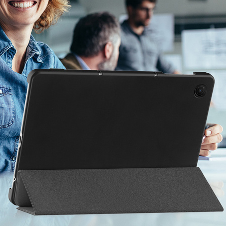 Puzdro Smart na T-Mobile T Tablet 2 10.1 5G 2025 s klapkou, sivé - ochranné so stojanom
