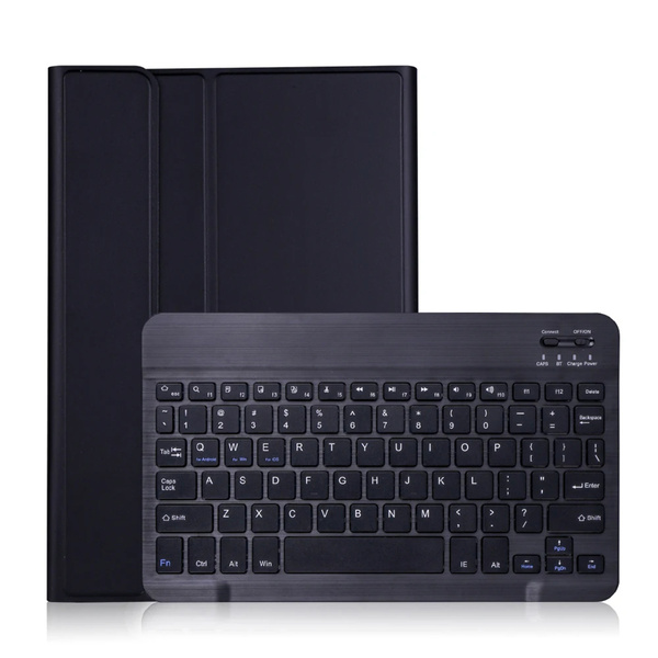 Etui z klawiaturą do Galaxy Tab S10 Lite 10.9" SM-X406 SM-X400 2025 ochronne czarne