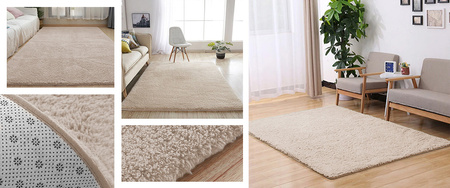 Alpaca Strado rug 160x200 - AlpaBeige (Beige)