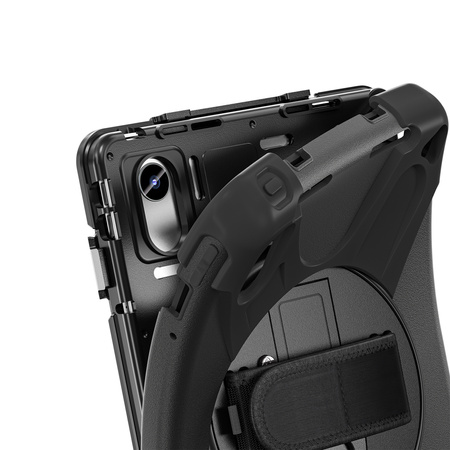 Armored case with strap for Lenovo Tab M11 TB330FU 10.95" (Black)