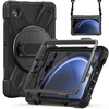 Etui pancerne Shockproof do Samsung Galaxy Tab A9 8 / 8.7 2023, czarne - ochronne z podstawką