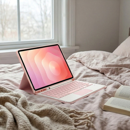 Etui klawiatura do Galaxy Tab A11+/A9+ CFA9P Pink