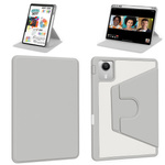 Puzdro otočné Clear na Lenovo Idea Tab 11 2025, sivé - ochranné so stojanom