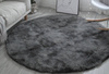 Shaggy Ombre Strado Round Carpet 120x120 OmbreGrey (Dark Gray)