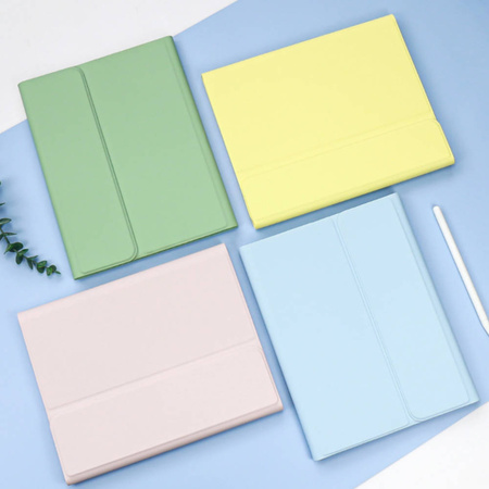 Etui z klawiaturą myszką do Apple iPad 7 / Apple iPad 8 / 9 10.2 2019 / Apple iPad 20, niebieskie - ochronne