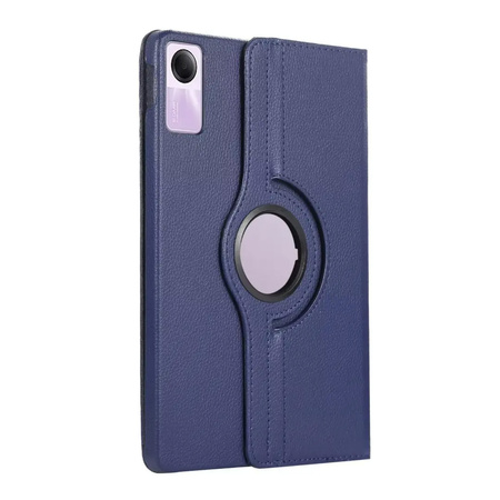 Etui Obrotowe 360 do Xiaomi Redmi Pad SE 2023 11, granatowe - ochronne z podstawką, dostęp do portów i przycisków