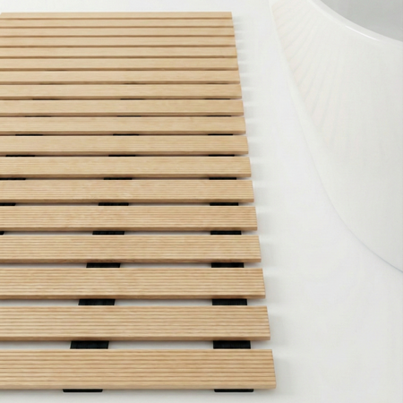 Mata łazienkowa antypoślizgowa do łazienki do wanny pod prysznic 43x90cm (Beżowa)