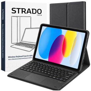 Touchpad keyboard case for Apple iPad 10.9 22 / 11 A16 2025 TPIP22 (Black)