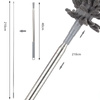 STRADO telescopic dust broom 3in1 250cm brush sweeper set XXL