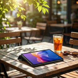 Puzdro Smart na Xiaomi Redmi Pad 2 11 2025 s klapkou, čierne - ochranné so stojanom