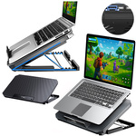 Strado Laptop cooling stand 12-17″ aluminum | Adjustable, non-slip, silent