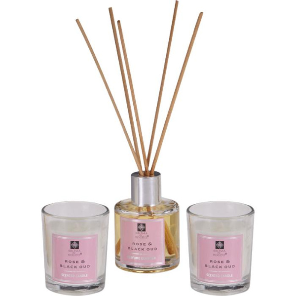 Zestaw Dyfuzorów zapachowych Rose & Black Oud