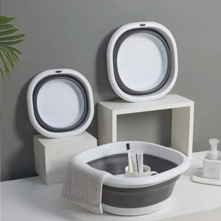 Silicone bowl collapsible universal container - L 36x26x14,8 cm