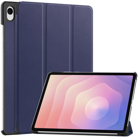 Puzdro Smart na Samsung Galaxy Tab S11 11 SM SMX736 s klapkou, tmavomodré - ochranné