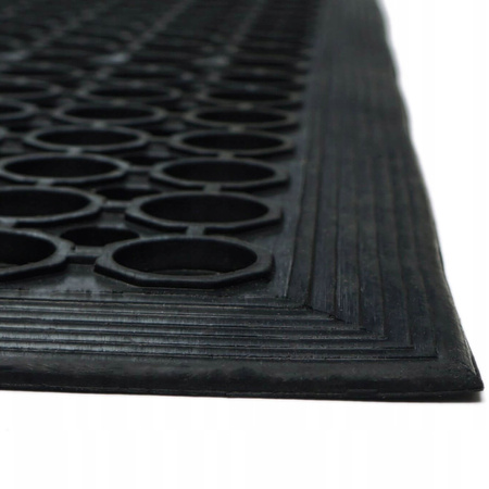 Perforated rubber floor mat 90x150cm - PRF9