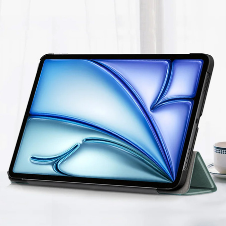 Puzdro Smart Case obal na iPad Air 13 Gen 6 2024 A2903 A2904 / Gen. 6 A2898, zelené - ochranné