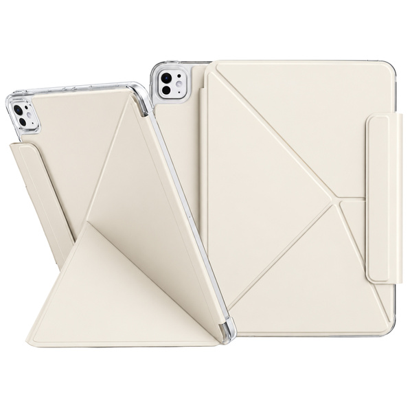 Etui Origami do Apple iPad Air 13 M4 M3 M2 2026/25/24 gen 8/7/6 - białe